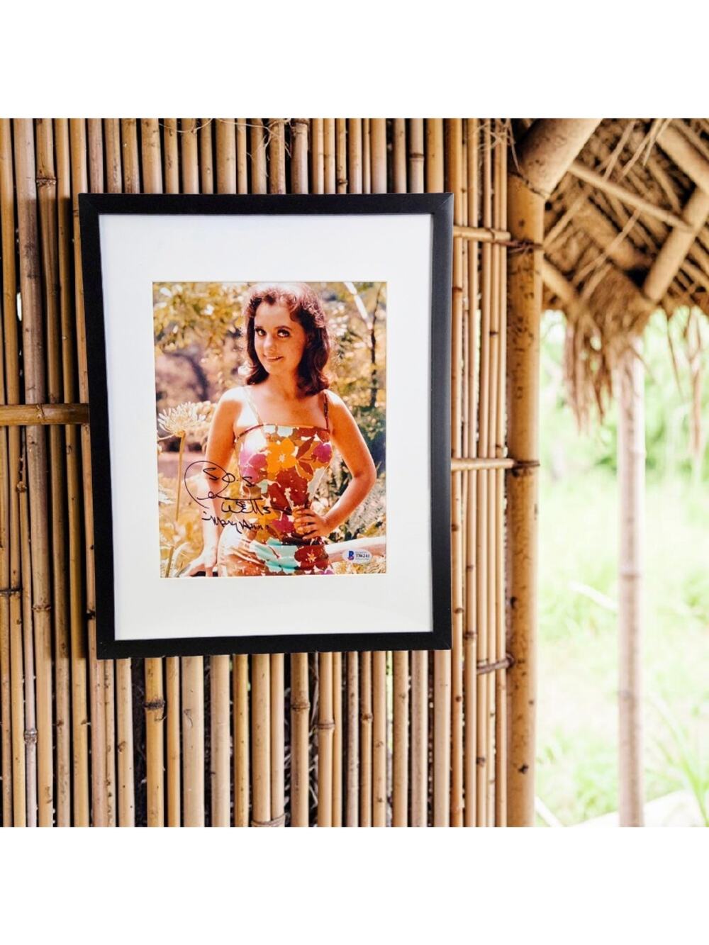 Gilligan's Island's Mary Ann Dawn Wells Autographed 11X14 Framed & Matted COA